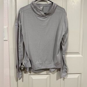90 Degree By Reflex Light Gray Light hoodie